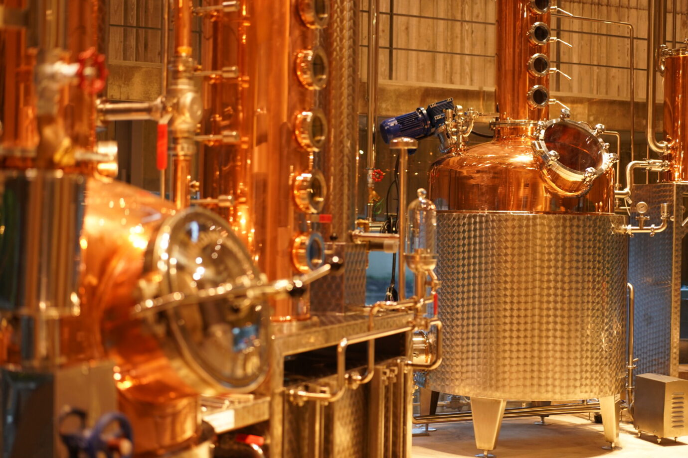 越後薬草蒸留所の蒸留器